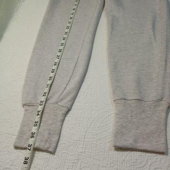 Athleta Pants Joggers Women Heathered Gray Drawstring Waist & Zipper Pockets S - Picture 10 of 10